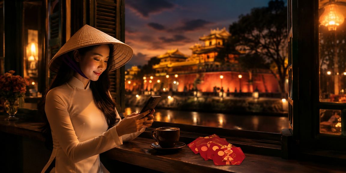 Phong bì đỏ và ưu đãi đặc biệt dịp lễ tại Huế trên fecl2